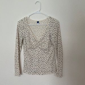 Oldnavy sweetheart neckline basic with floral print
